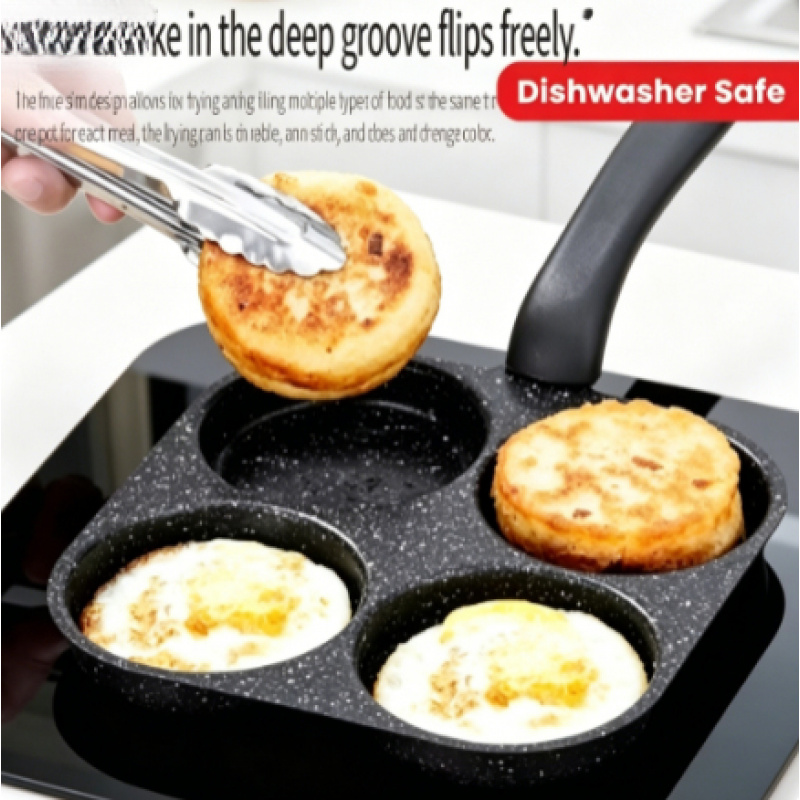 Cast Iron Corn - 4-in-1 Non-Stick Cast Iron Egg Frying