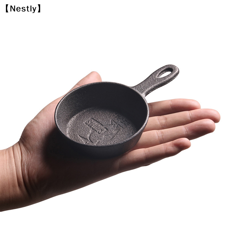 Mini Pancake Griddle - 8.5CM mini Cast Iron Skillet Non-stick
