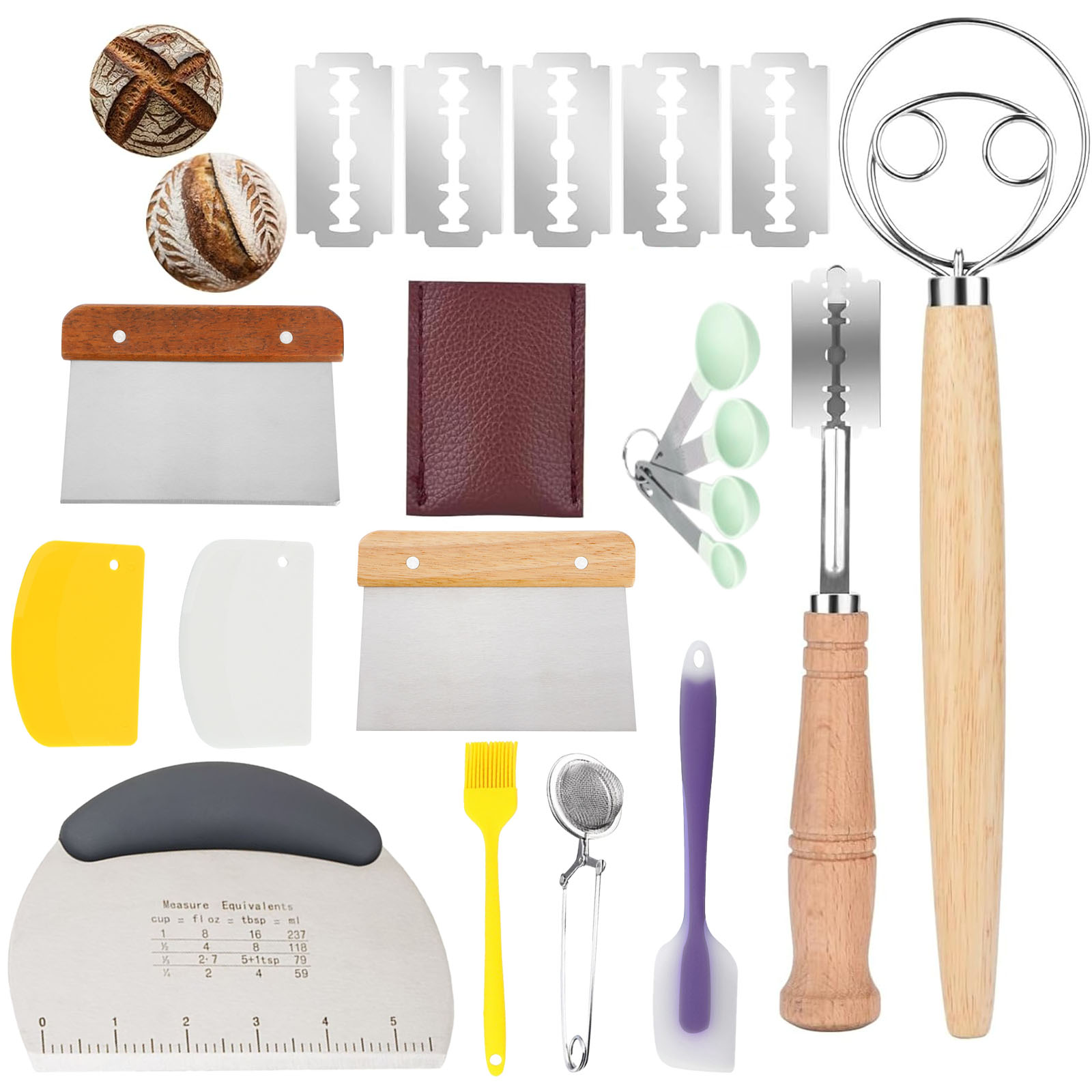 Danish Pancake Pan - Sourdough Bread Baking Supplies Inclued Sourdough