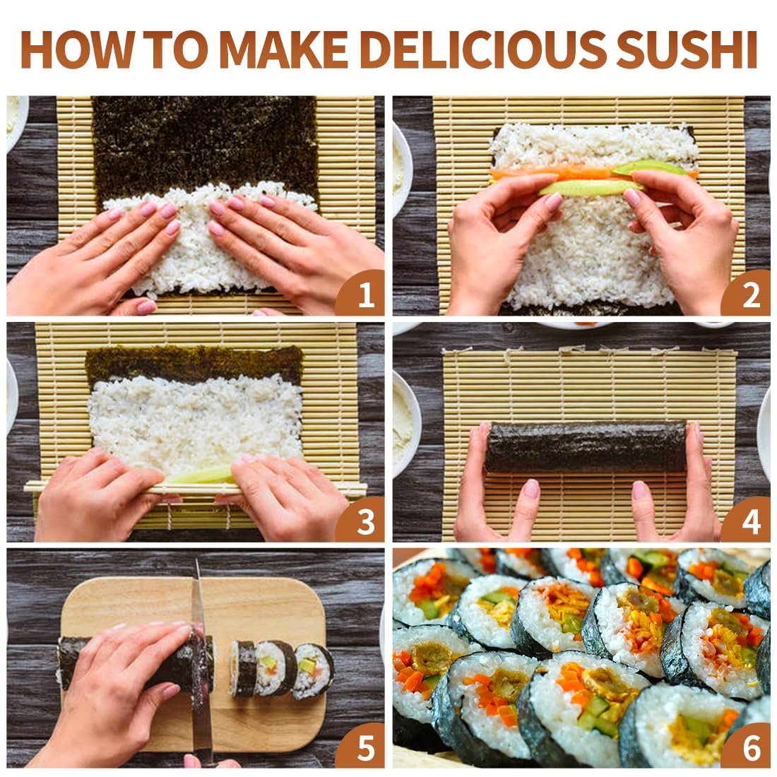 Sushi Making Set With Various  - Spring Roll Wrapper recensione e prezzo