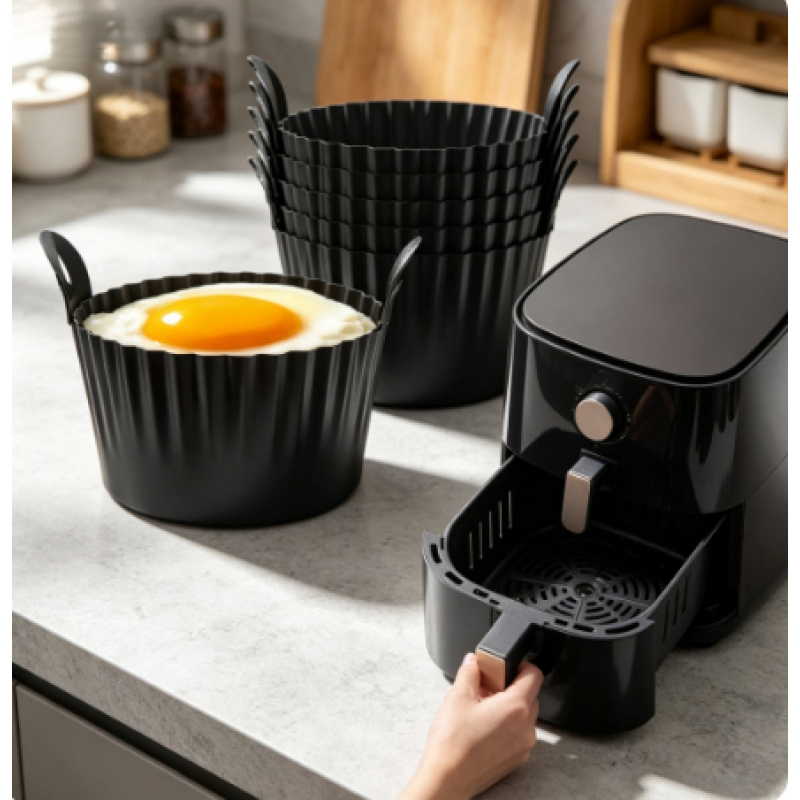 Silicone Air Fryer Egg Poacher - Egg Waffle Pan recensione e prezzo