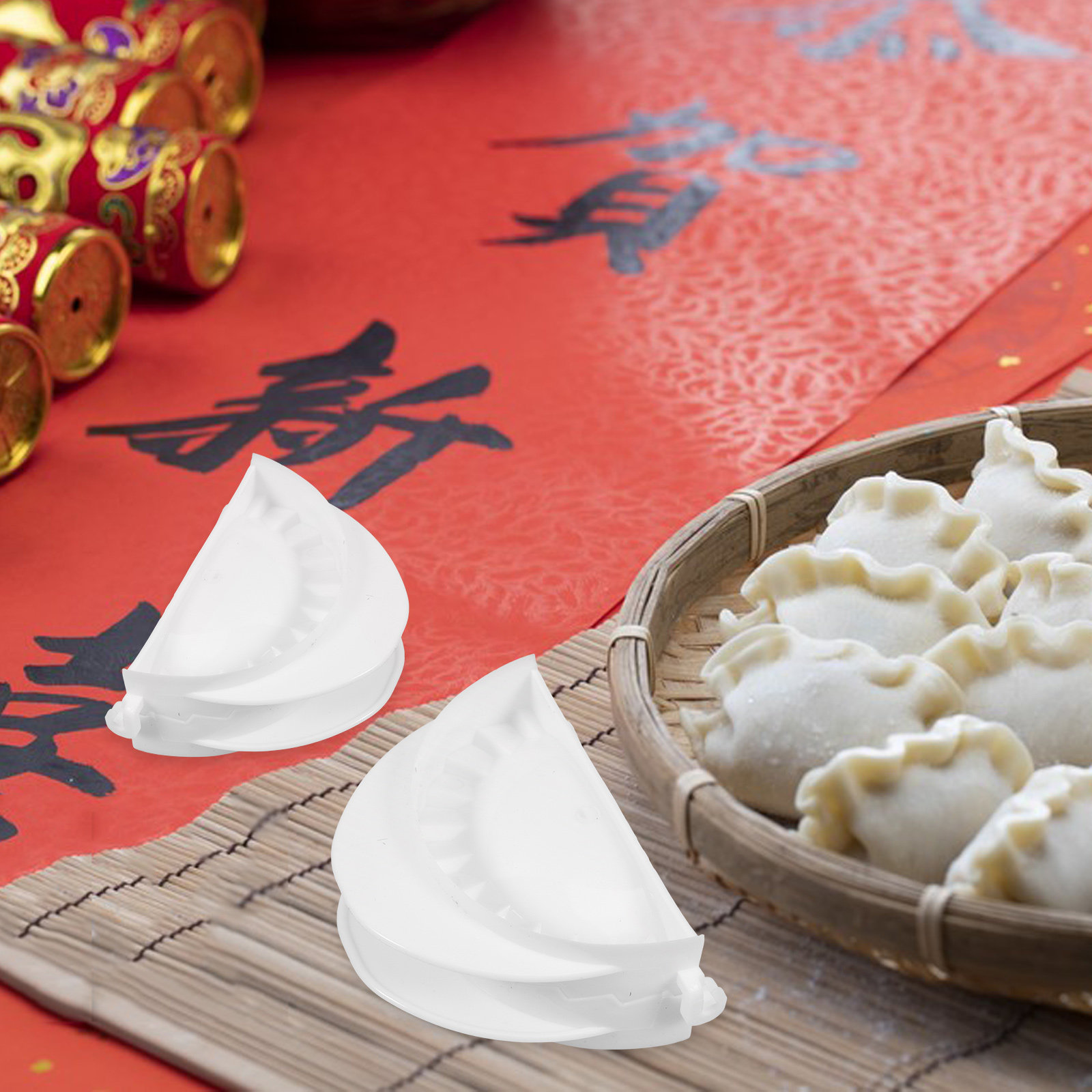 4Pcs Dumpling Maker Set PP Mat - Dumpling Press Set recensione e prezzo