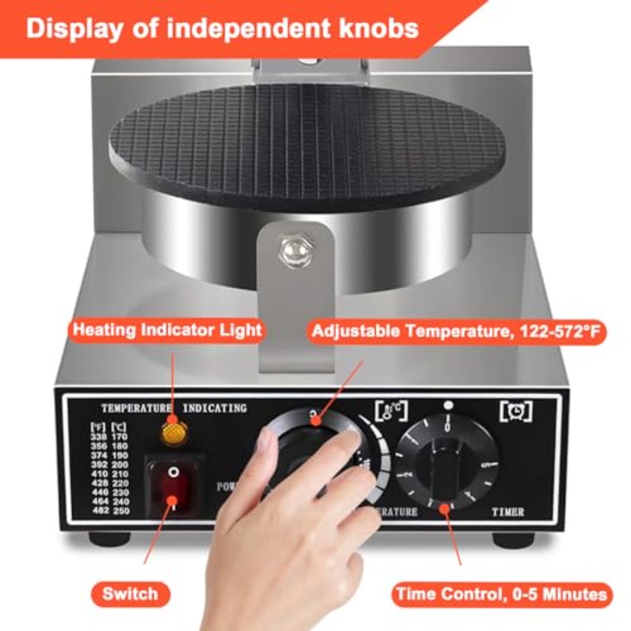 Electric Ice Cream Cone Maker  - Waffle Cone Maker recensione e prezzo