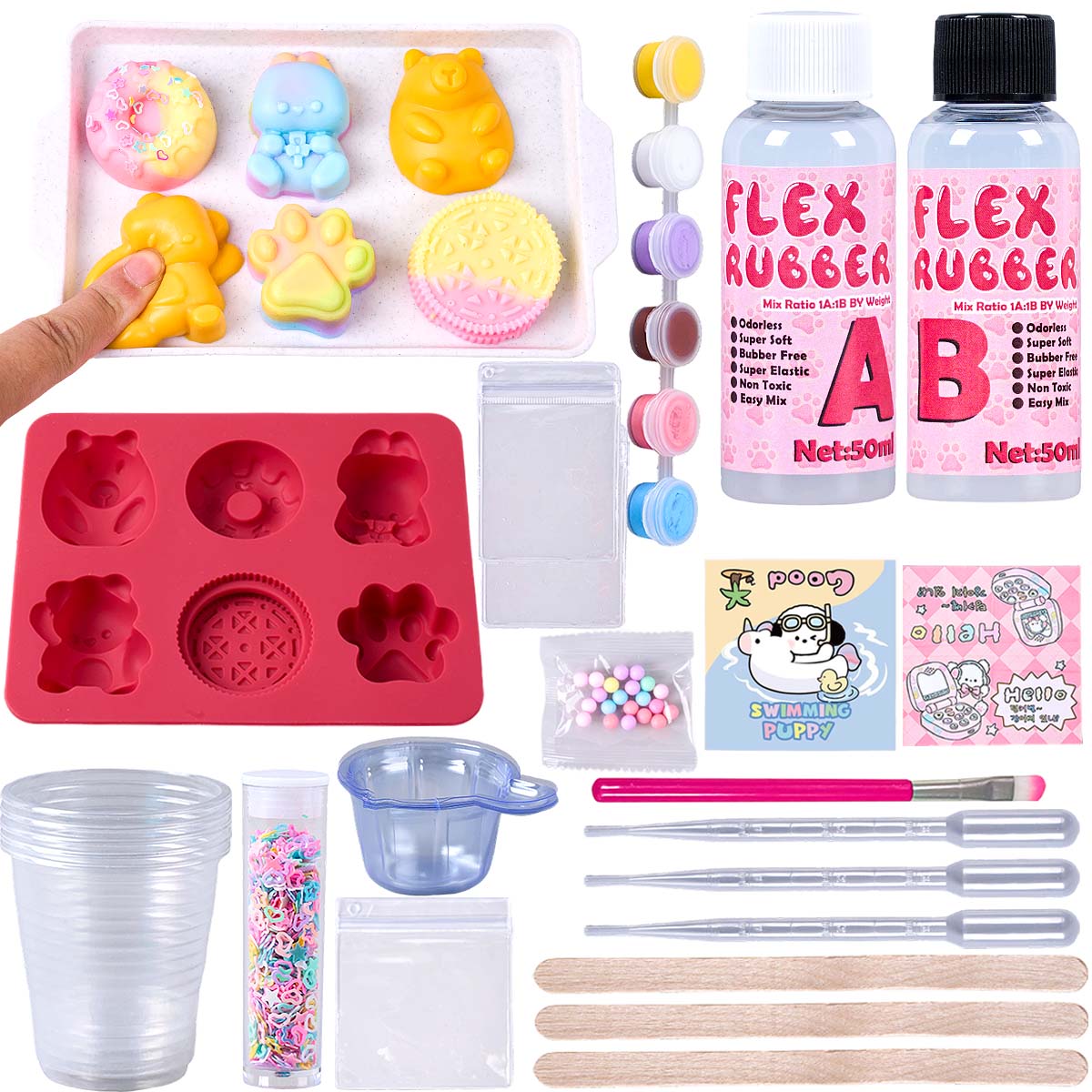 Taba Squishy Maker Kit Flex Ru - Donut Mold Silicone recensione e prezzo
