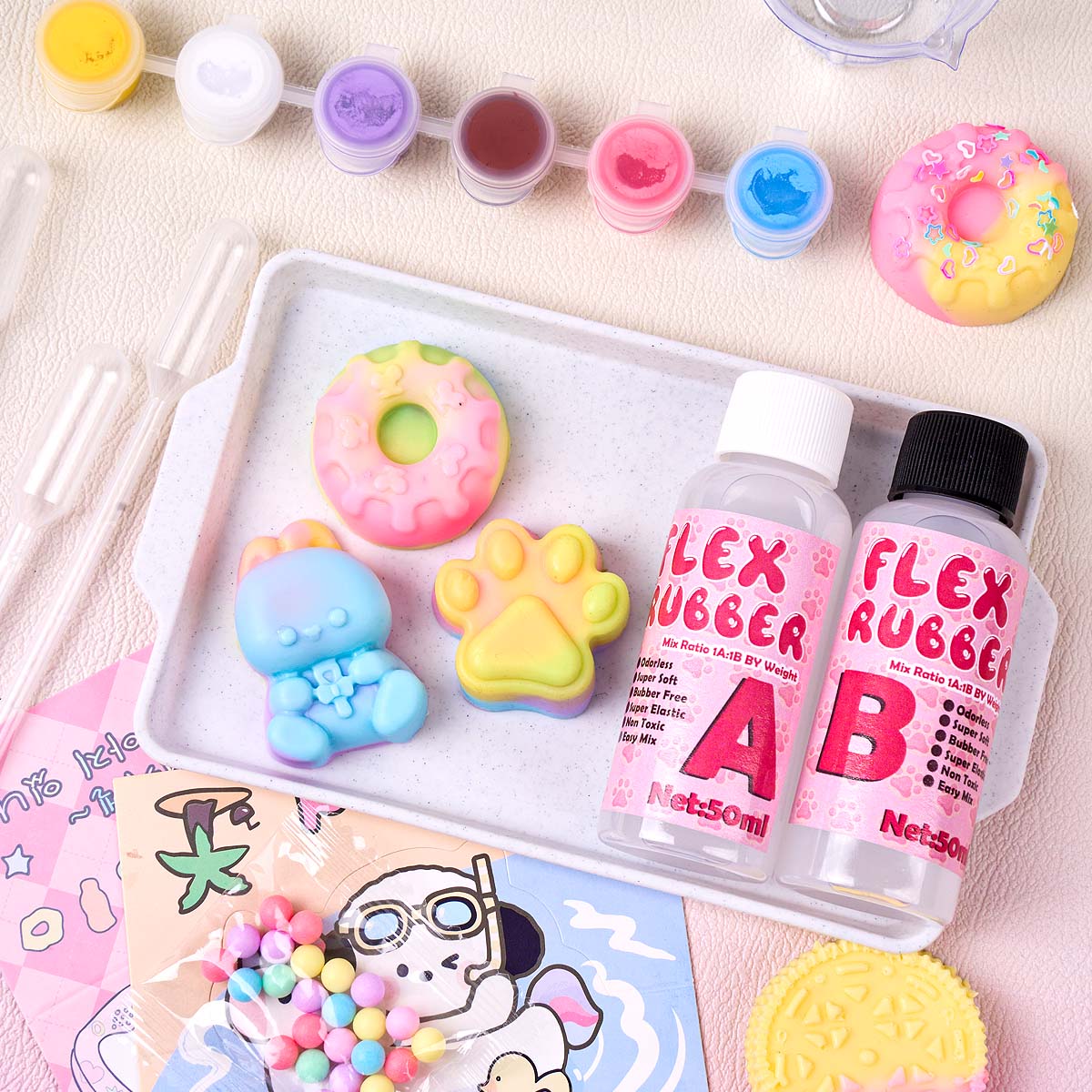 Taba Squishy Maker Kit Flex Ru - Donut Mold Silicone recensione e prezzo