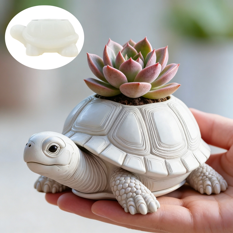Wolf Head Shaped Flower Pot Pe - Potsticker Mold recensione e prezzo