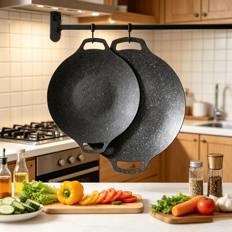Portable Nonstick Frying Pan O - Cast Iron Corn recensione e prezzo