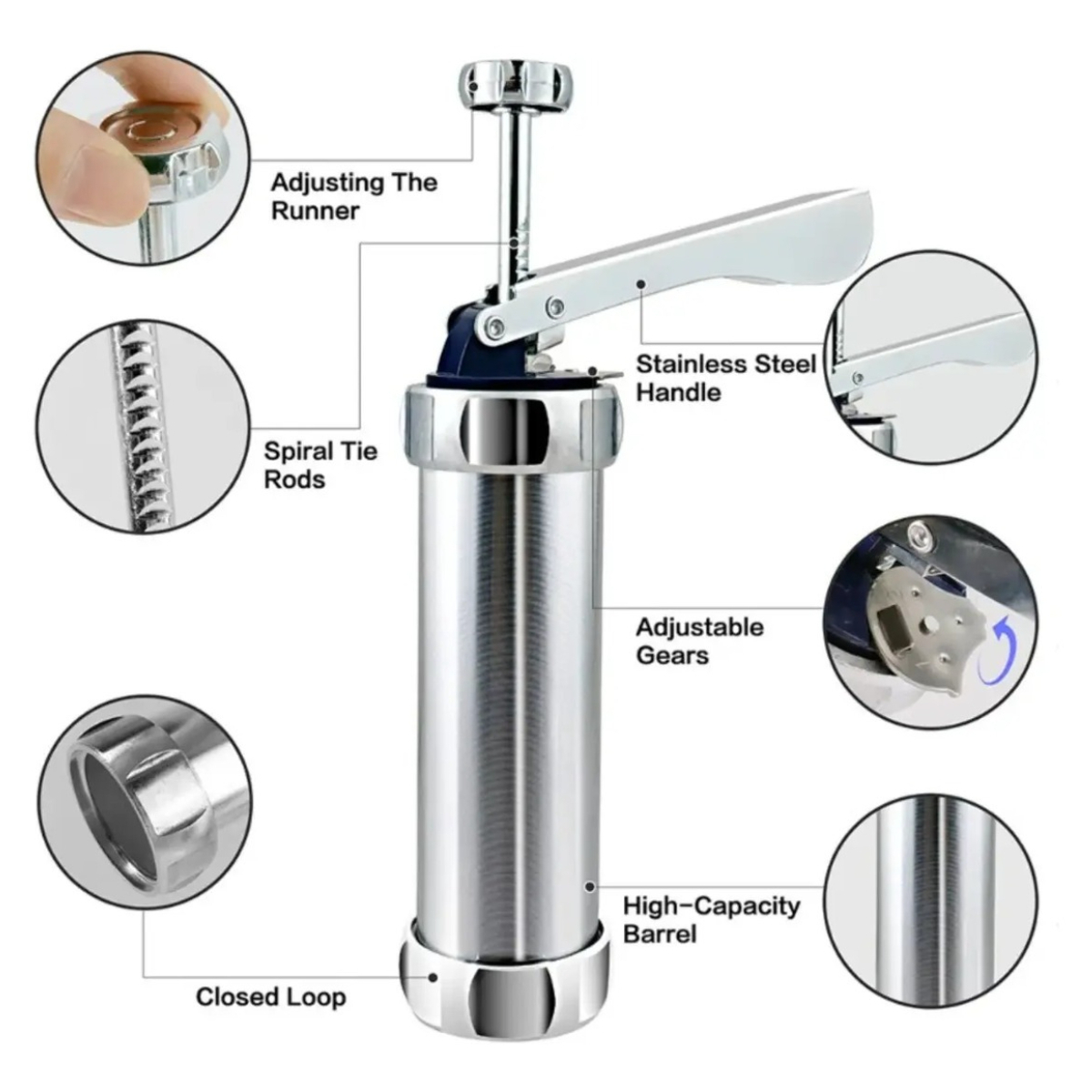 Stainless Steel Cookie Press K - Churros Maker Gun recensione e prezzo