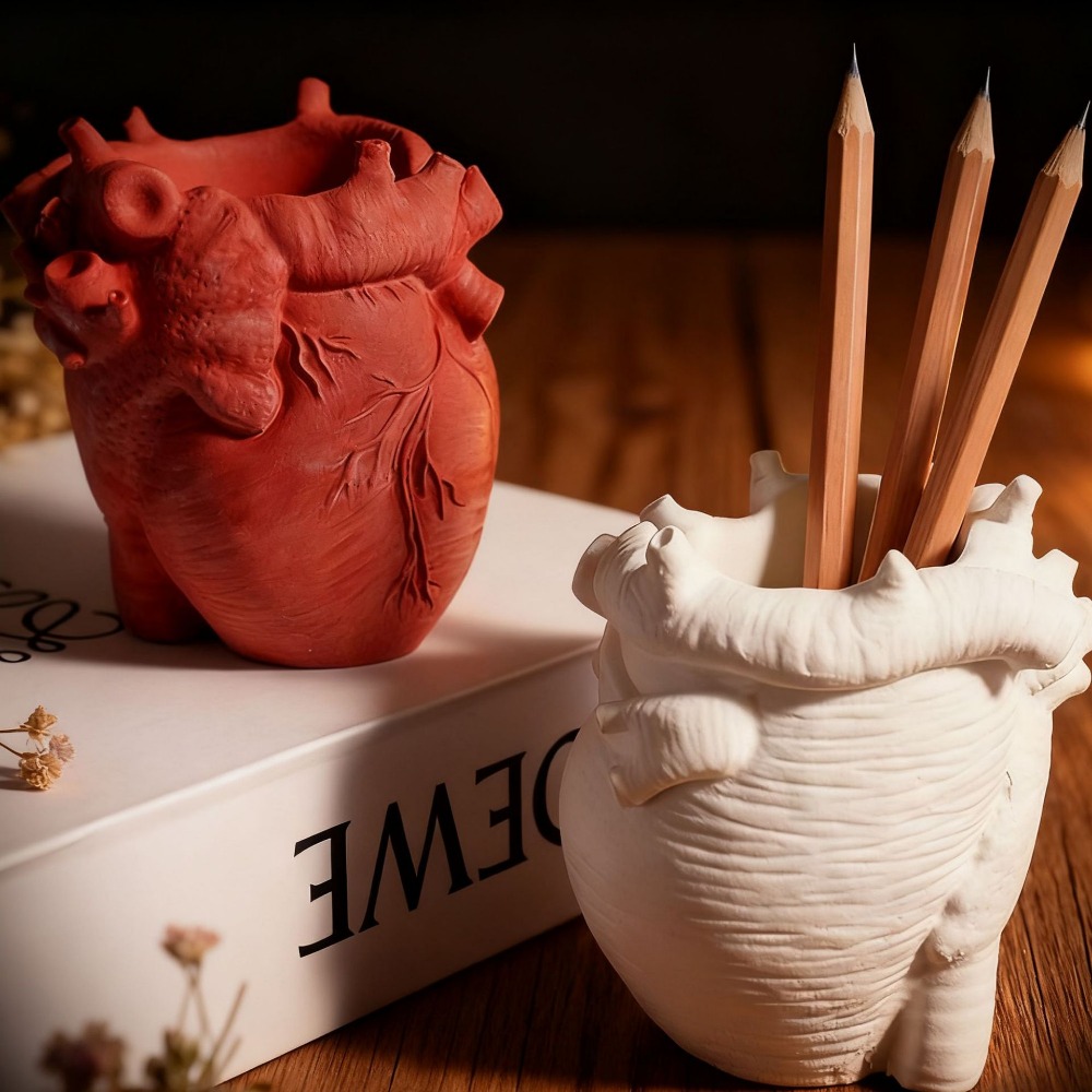 Heart Flowerpot Vase Resin Sil - Potsticker Mold recensione e prezzo