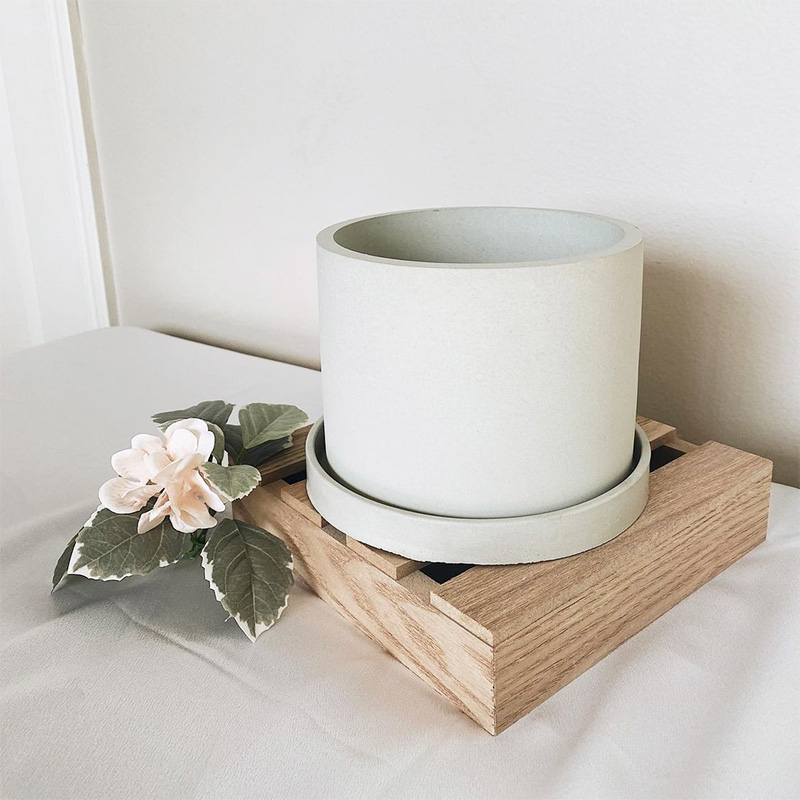 Large Round Flower Pot Cement  - Potsticker Mold recensione e prezzo