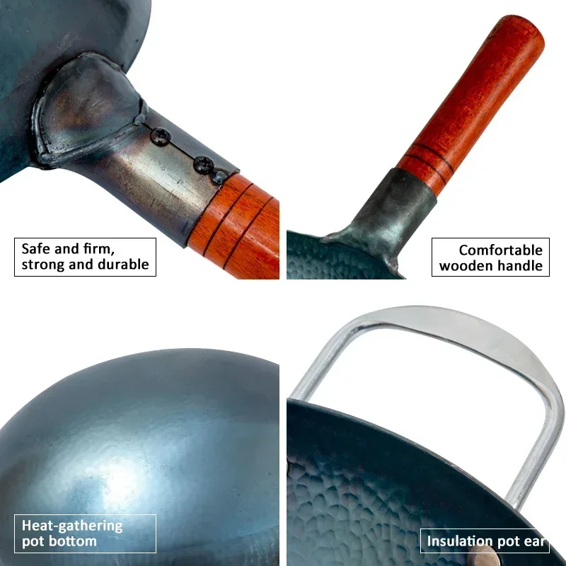 Traditional Handmade Iron Wok  - Cast Iron Corn recensione e prezzo