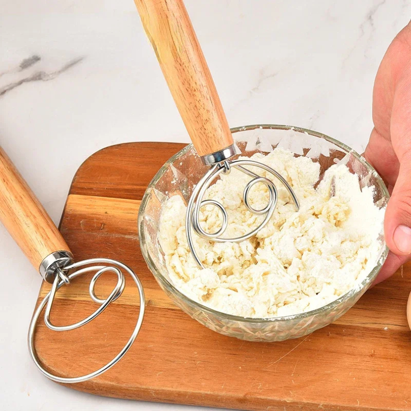 Large Hand Danish Dough Whisk  - Danish Pancake Pan recensione e prezzo