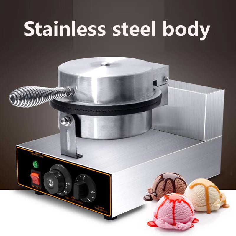 Non-Stick Electric Waffle Ice  - Waffle Cone Maker recensione e prezzo