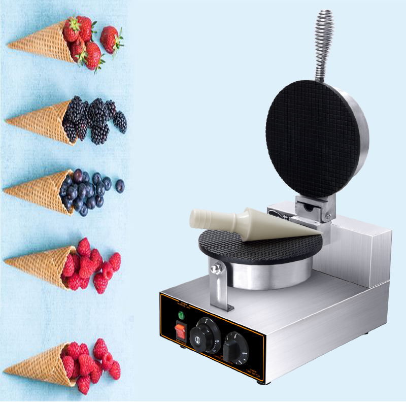 Non-Stick Electric Waffle Ice  - Waffle Cone Maker recensione e prezzo
