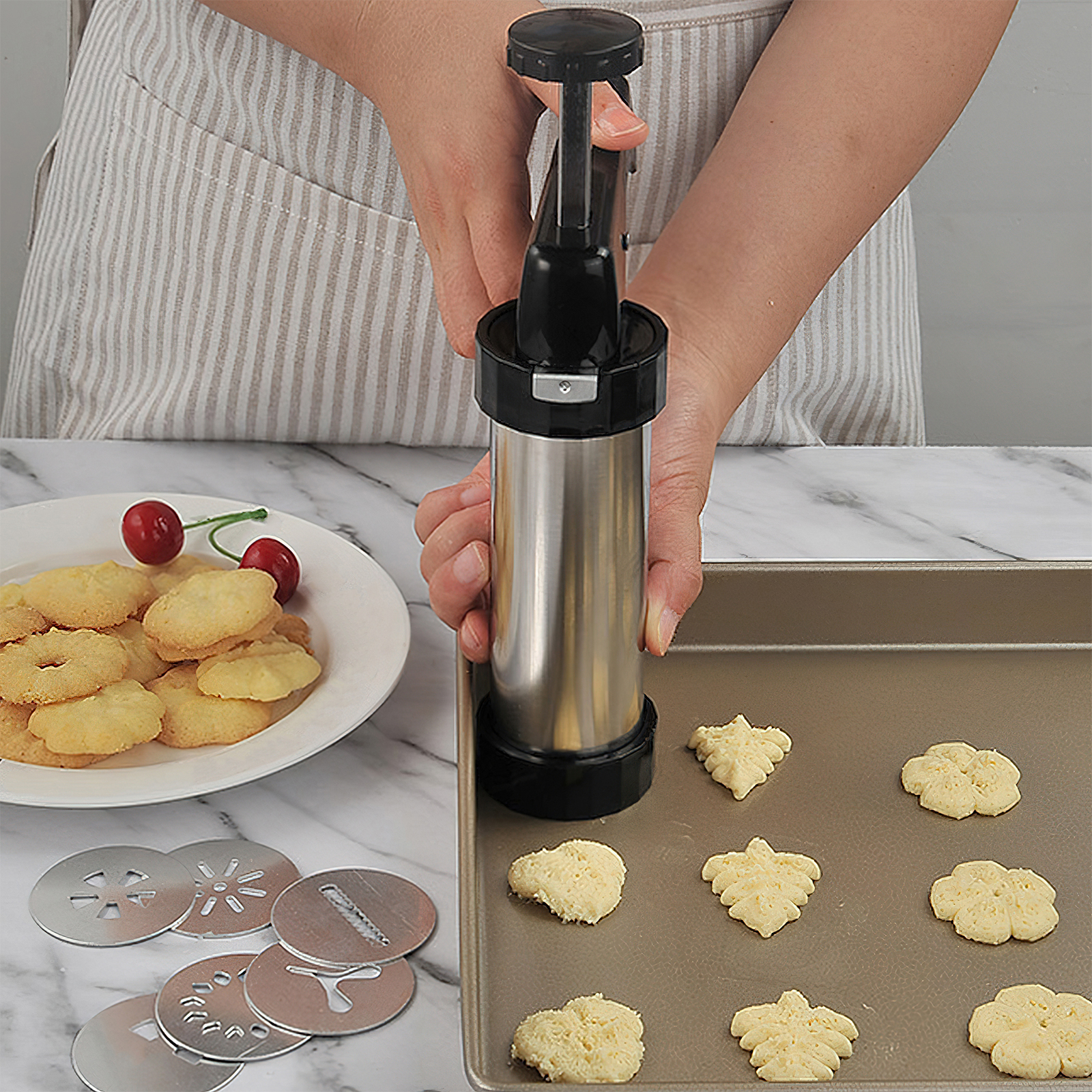 GMOX Cookie Press Gun and Tips - Churros Maker Gun recensione e prezzo