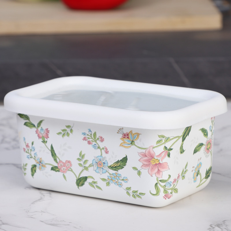 Enamel Salad Fruit Square Bowl - Dim Sum Basket recensione e prezzo