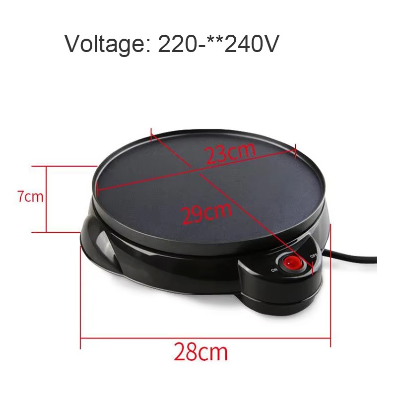 220V 650W Kitchen Electric Cre - Mini Pancake Griddle recensione e prezzo