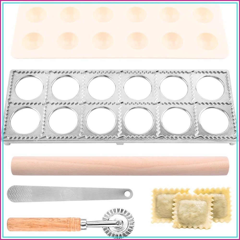 12-Hole Ravioli Press Mold Set - Dumpling Press Set recensione e prezzo