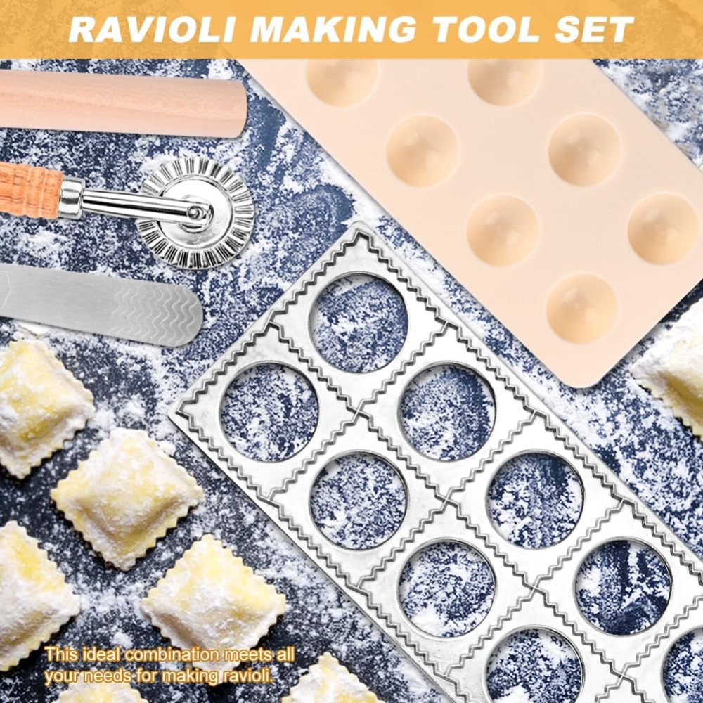 12-Hole Ravioli Press Mold Set - Dumpling Press Set recensione e prezzo