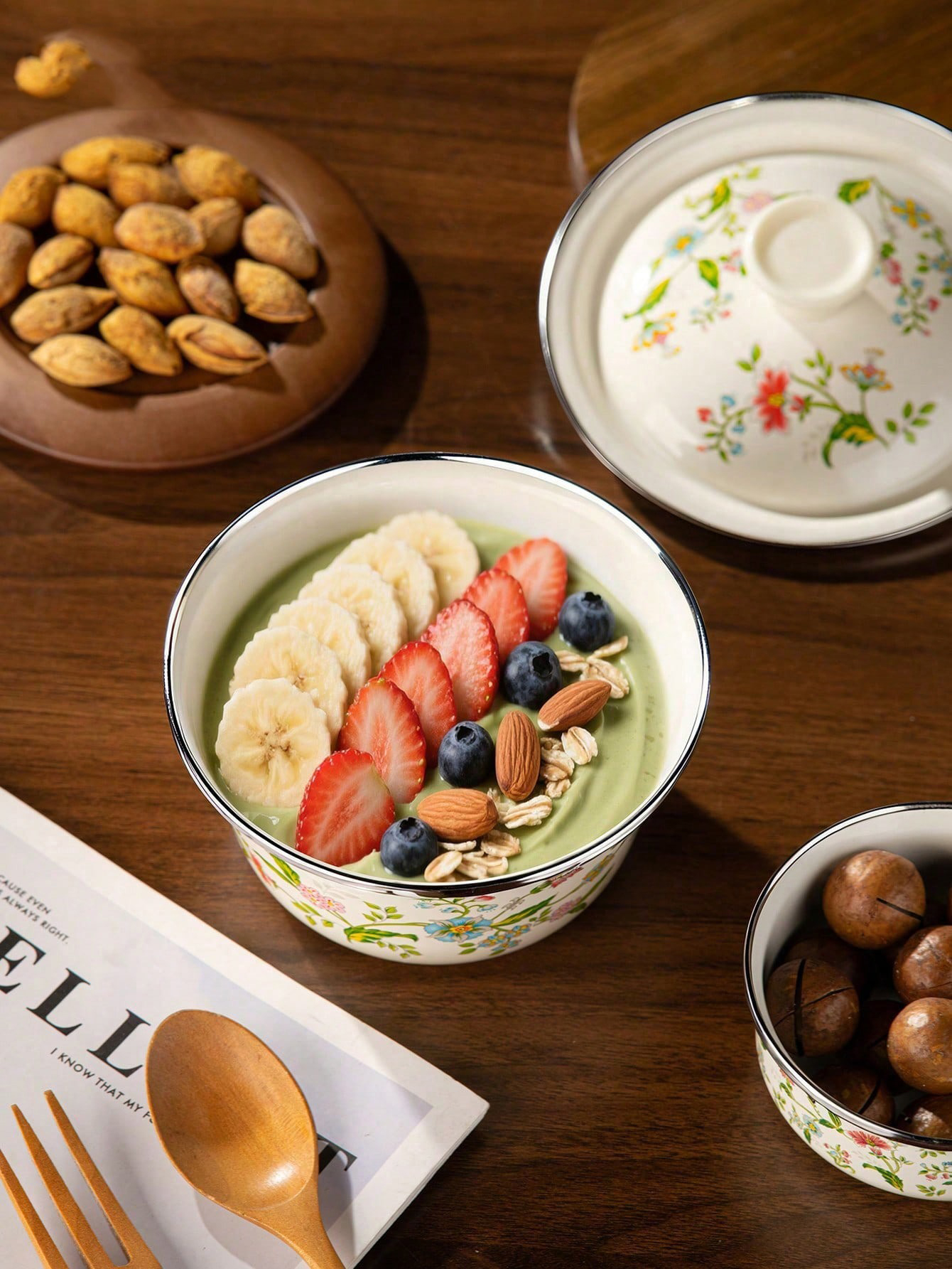 1pc Enamel-patterned rice bowl - Dim Sum Basket recensione e prezzo