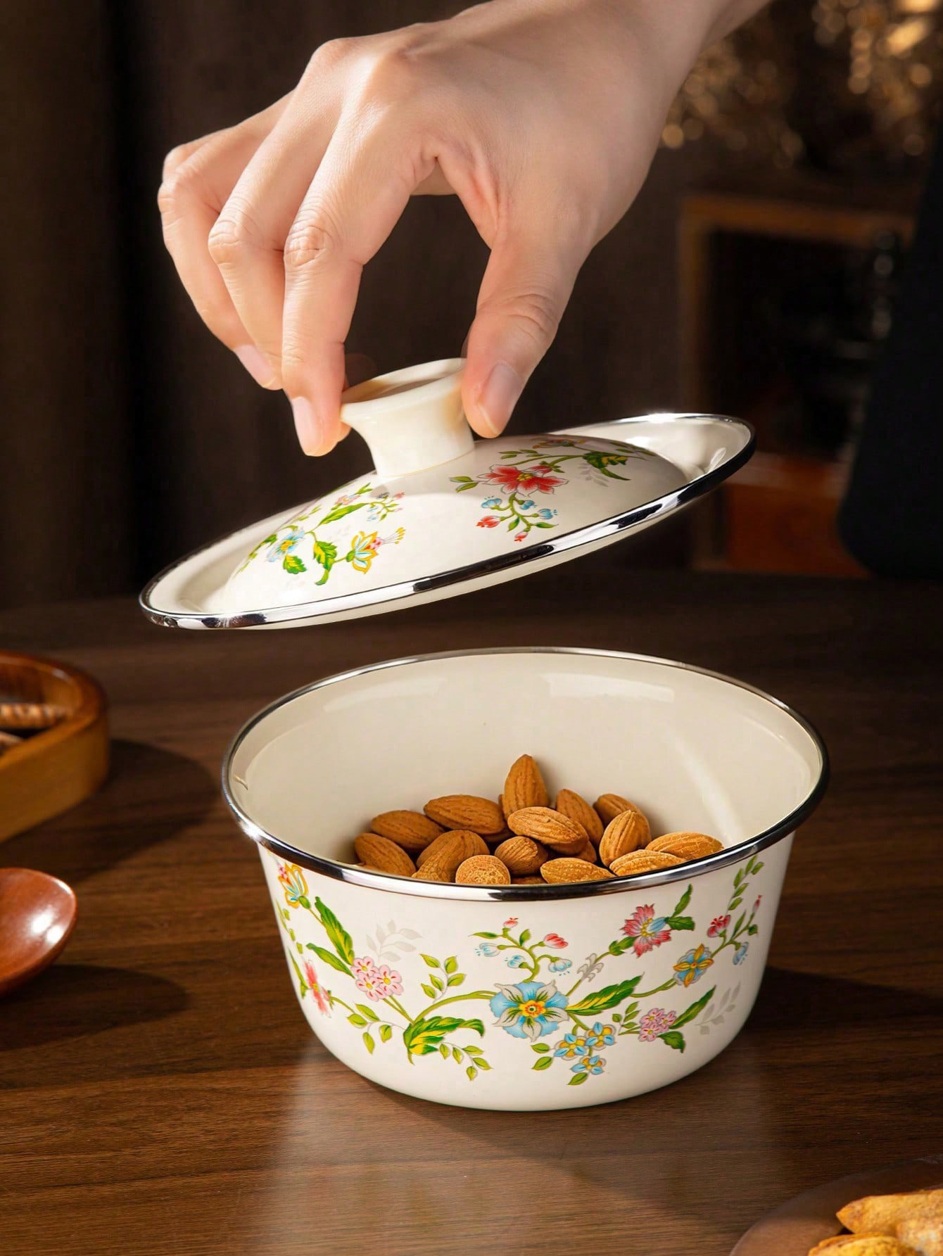 1pc Enamel-patterned rice bowl - Dim Sum Basket recensione e prezzo