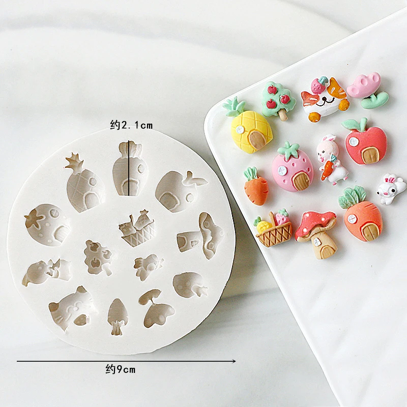 Cute Bunny Bear Carrot House S - Bunny Cake Mold recensione e prezzo