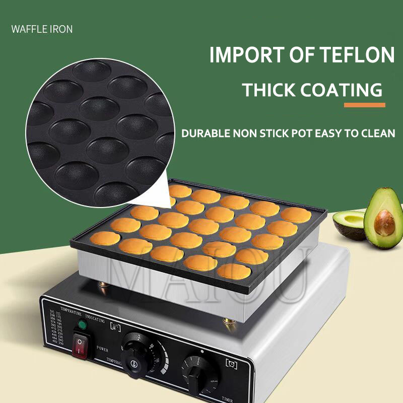 25 Holes Pancake Waffle Makers - Mini Pancake Griddle recensione e prezzo