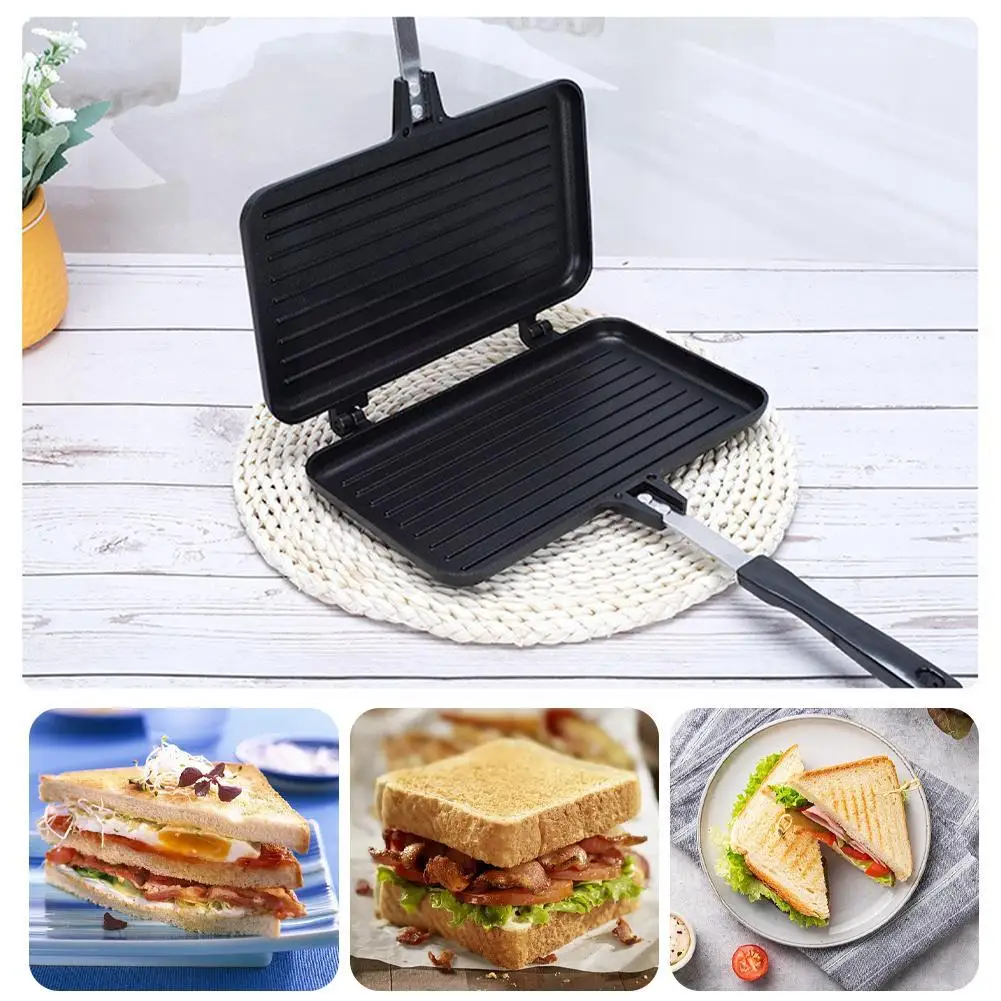 Double-Sided Frying Pan Non-St - Mini Pancake Griddle recensione e prezzo