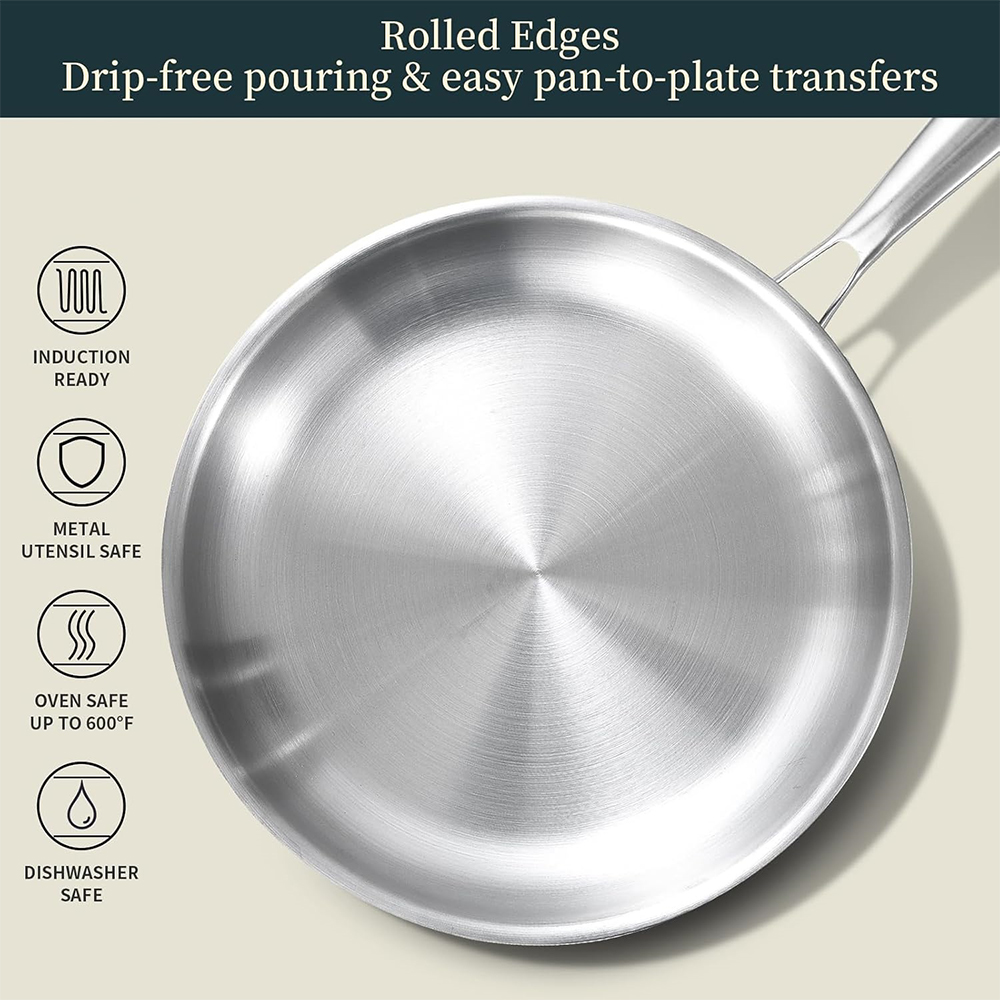 LMETJMA 304 Stainless Steel Fr - Egg Waffle Pan recensione e prezzo
