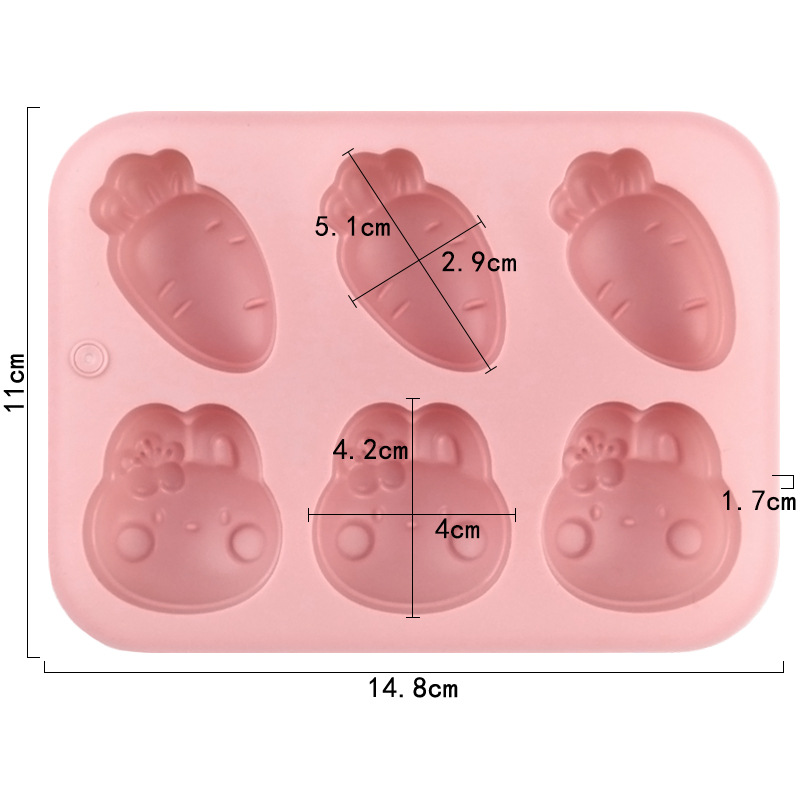 Cartoon Silicone Mold Rabbit C - Bunny Cake Mold recensione e prezzo