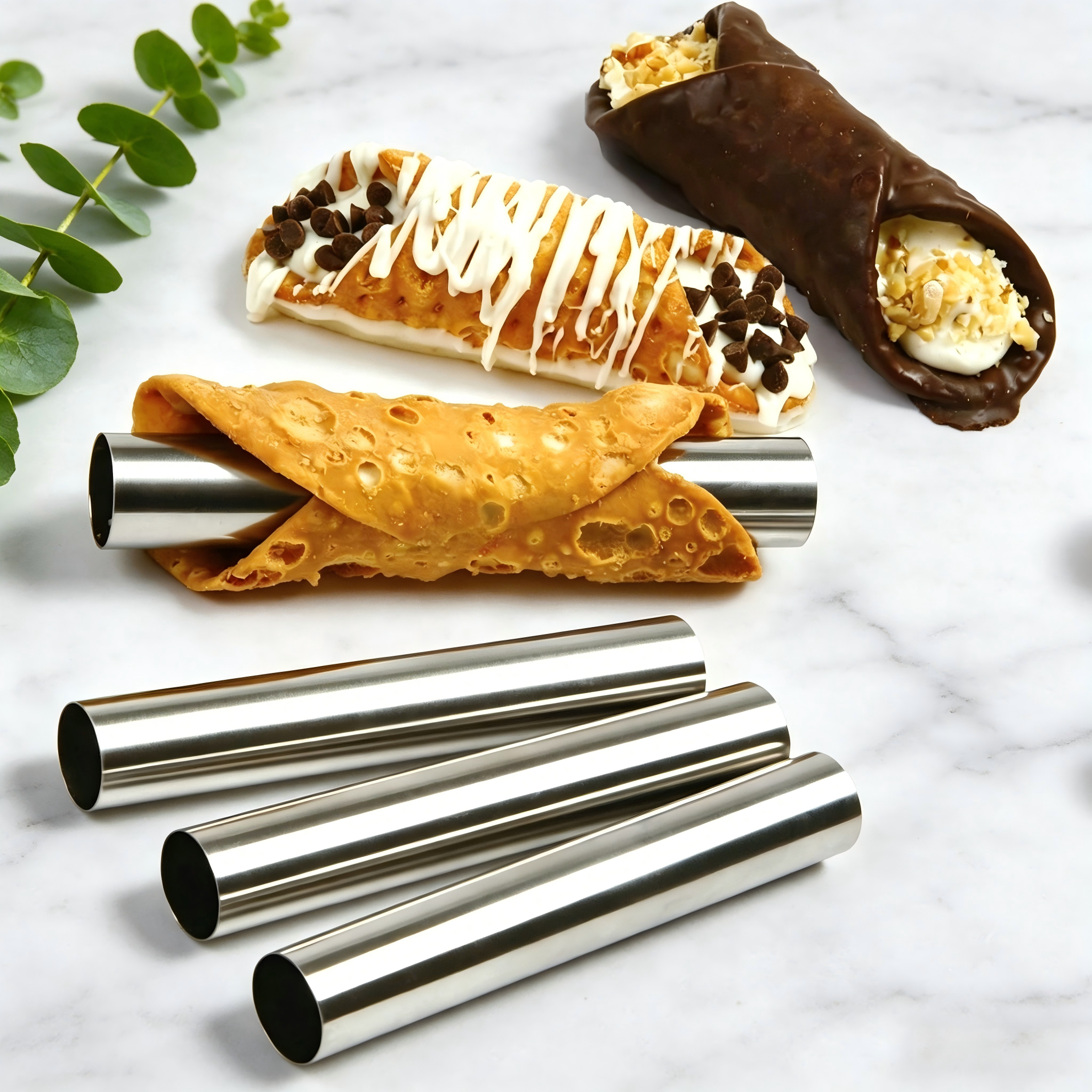 Cannoli Tubes Set, 10/20Pcs Fo - Danish Pancake Pan recensione e prezzo