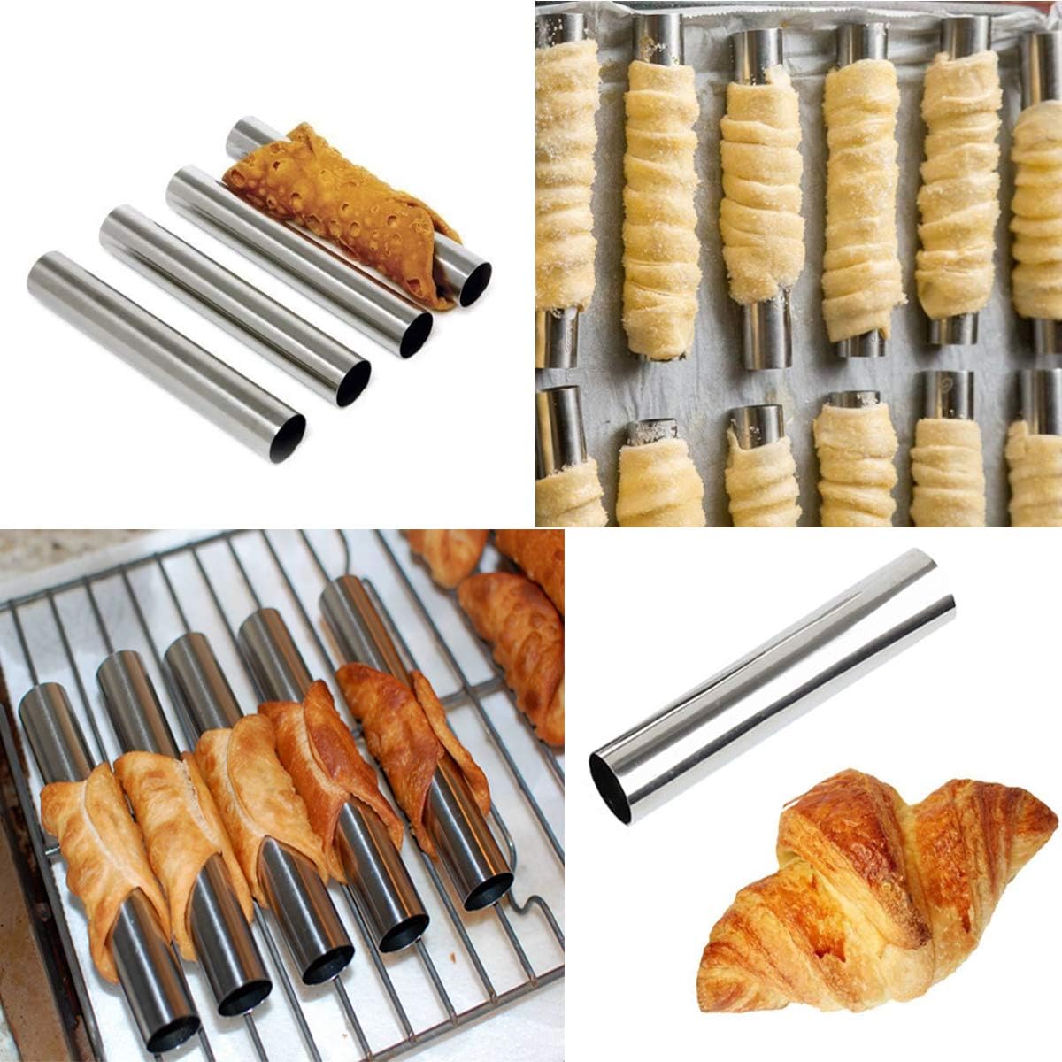 Cannoli Tubes Set, 10/20Pcs Fo - Danish Pancake Pan recensione e prezzo