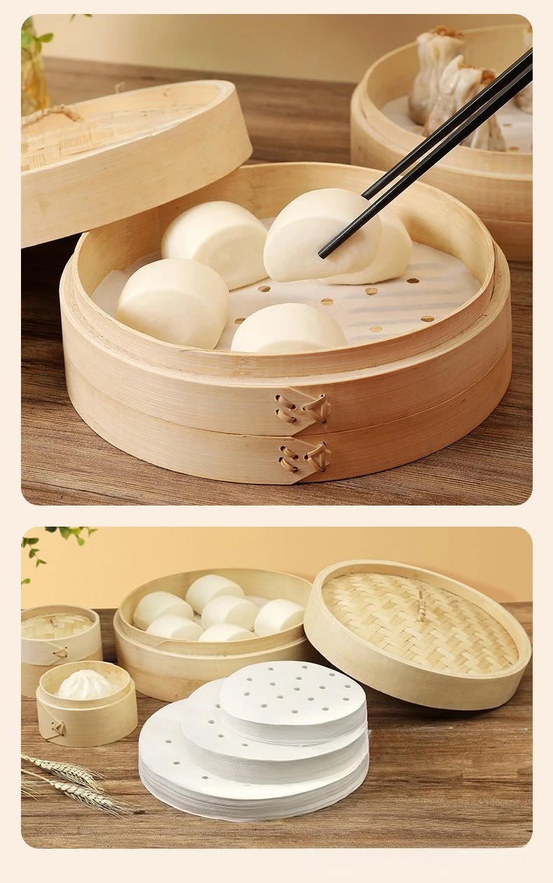 100Pcs Food Grade Disposable S - Bao Steamer Bamboo recensione e prezzo