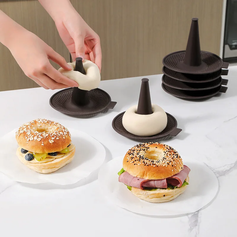 6Pcs Bagel Tools Silicone Mold - Donut Mold Silicone recensione e prezzo