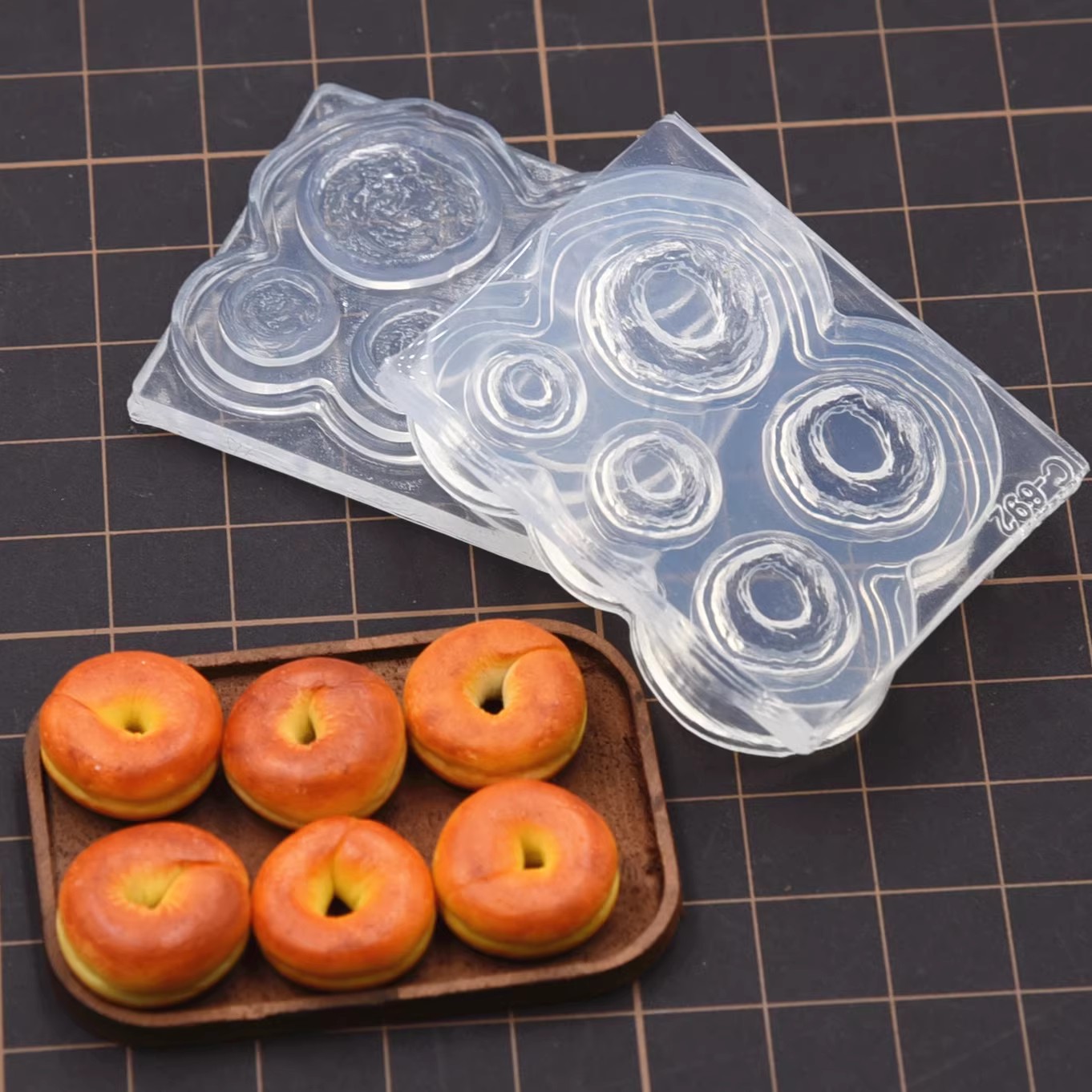 Polymer Clay Mini 3D Bagel Bre - Donut Mold Silicone recensione e prezzo