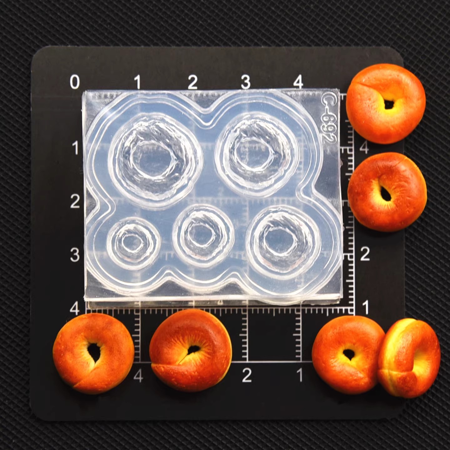 Polymer Clay Mini 3D Bagel Bre - Donut Mold Silicone recensione e prezzo