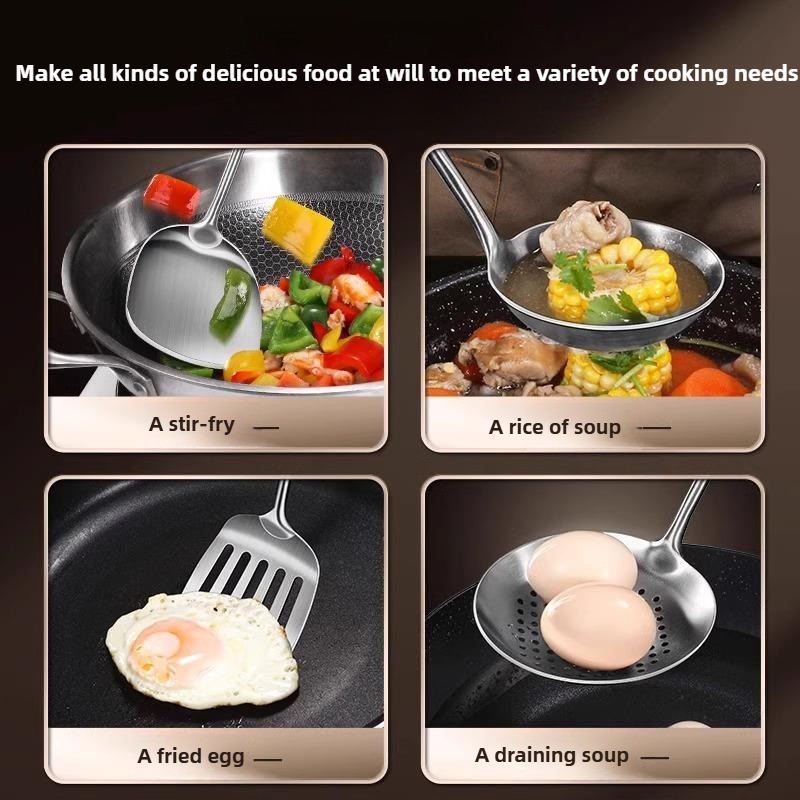 Food Stainless Steel Wok Spatu - Okonomiyaki Spatula recensione e prezzo