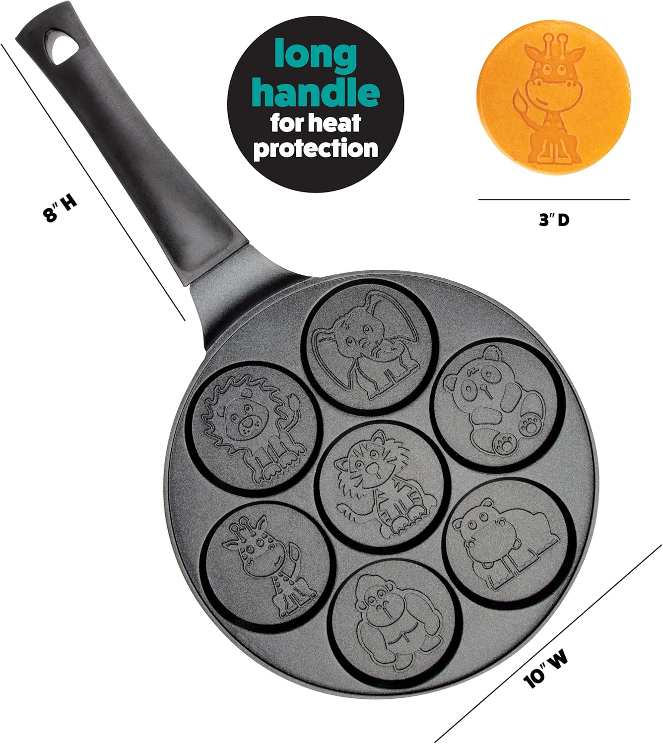 Animal Mini Pancake Pan - Make - Mini Pancake Griddle recensione e prezzo