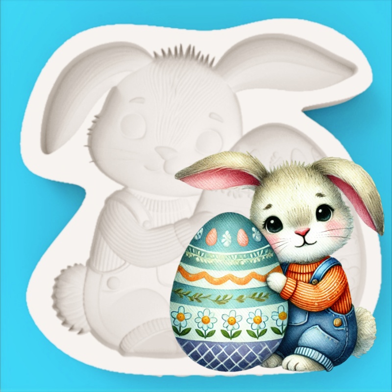 Easter Egg-Holding Bunny Silic - Bunny Cake Mold recensione e prezzo