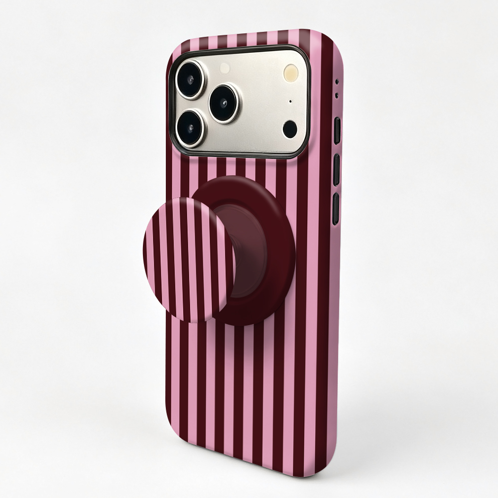 Striped Magnetic Case For iPho - Taco Stand Holder recensione e prezzo