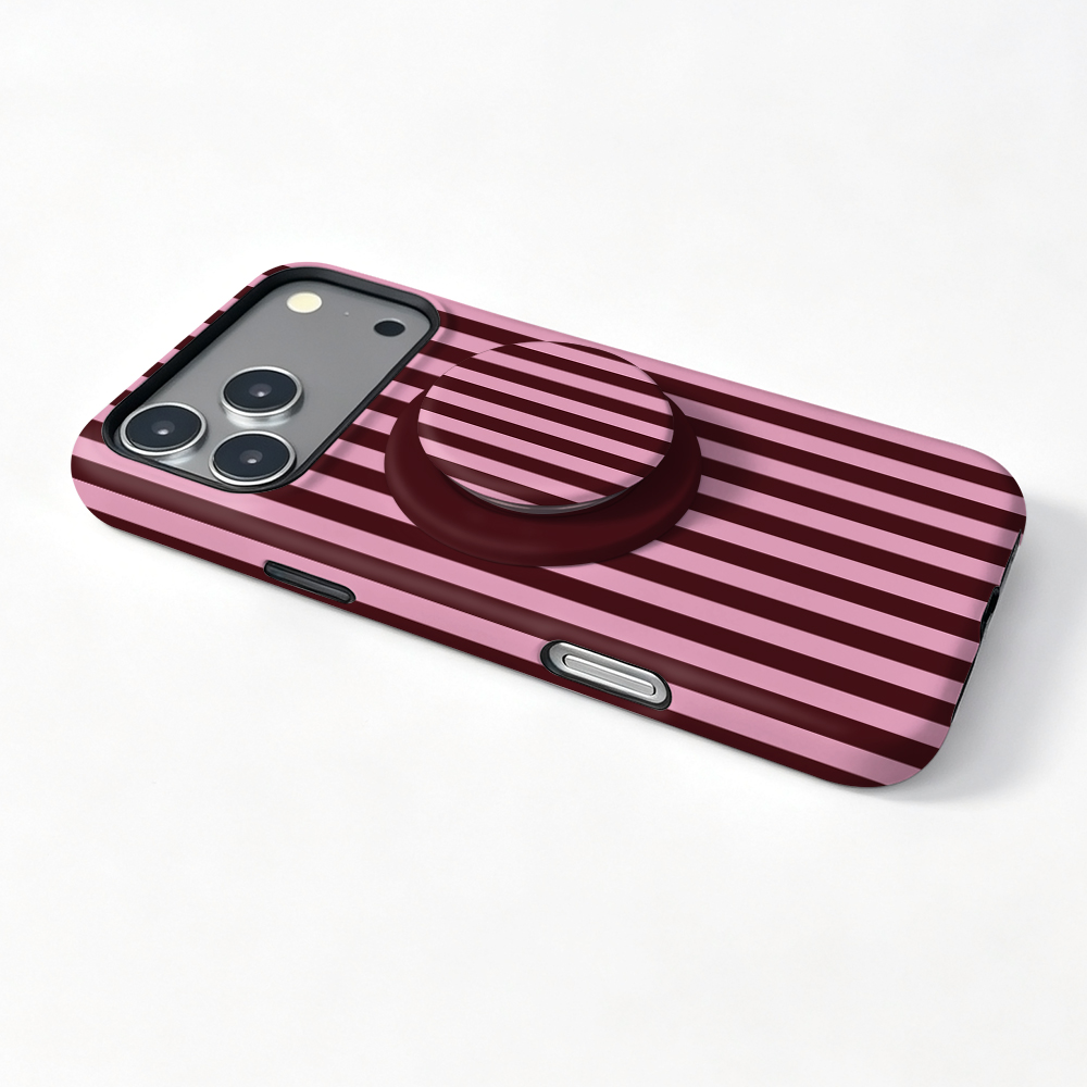 Striped Magnetic Case For iPho - Taco Stand Holder recensione e prezzo