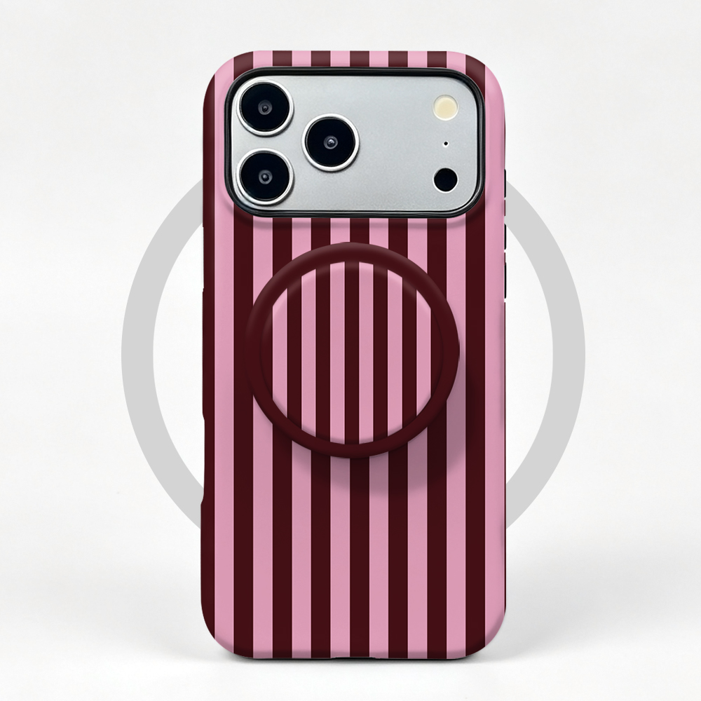 Striped Magnetic Case For iPho - Taco Stand Holder recensione e prezzo