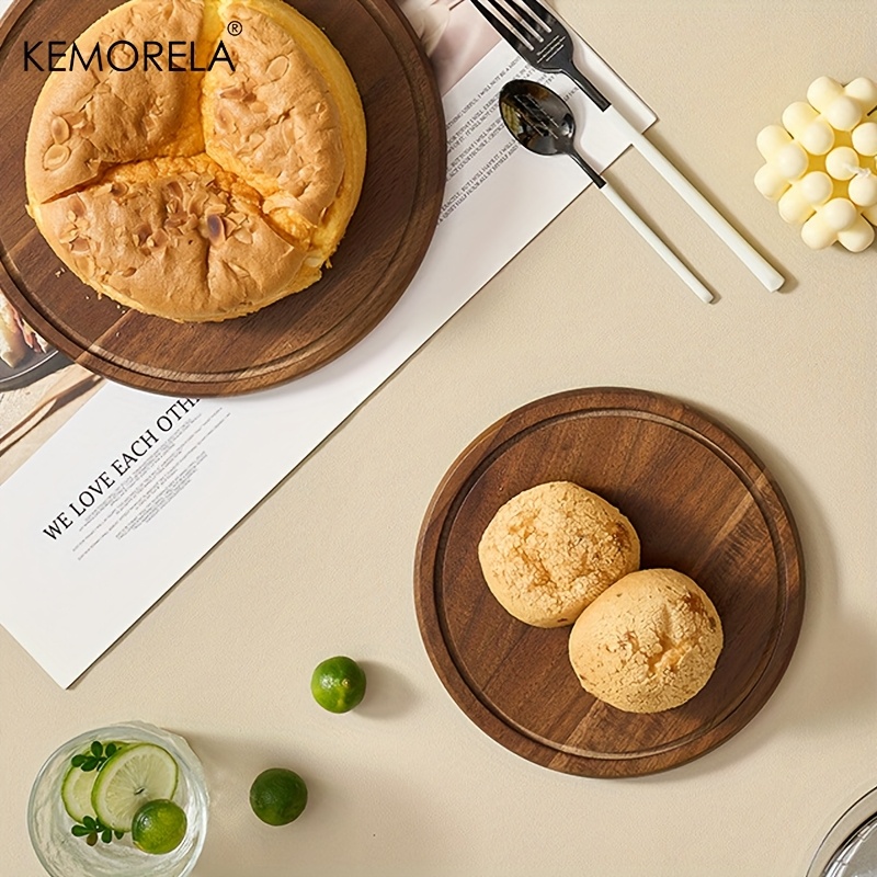 1PCS Round Wooden Cake Stand w - Dim Sum Basket recensione e prezzo
